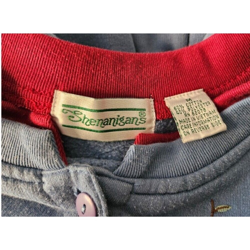 Shenanigans Vintage Cardigan Sweater Cottagecore Grandmacore Medium - Picture 7 of 7